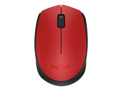 Logitech mouse M171 - red black