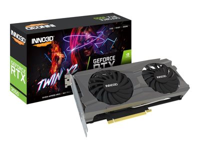 Inno3D graphics card GeForce RTX 3050 TWIN X2 - 8 GB GDDR6 - N30502-08D6-1711VA41