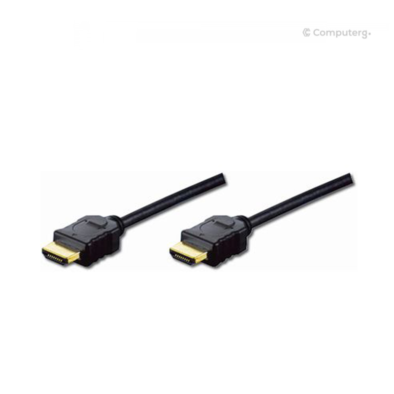 DIGITUS HDMI High Speed with Ethernet Connecting Cable - HDMI Type-A Male/HDMI Type-A Male - 2 m