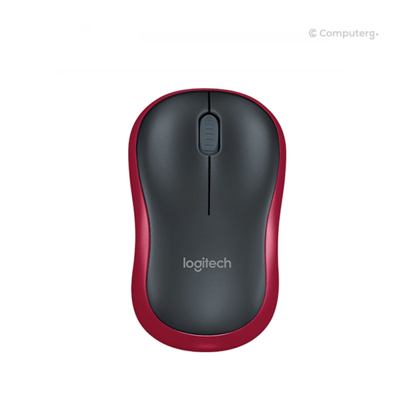 Logitech Mouse M185 - Black/Red