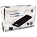 LC Power LC-M2-C-NVME-2 - storage enclosure - M.2 NVMe Card - USB 3.2 (Gen 2x1)